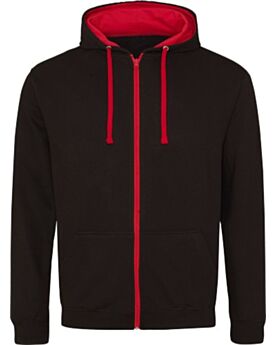 Unisex Varsity Zip Hoodie Kapuzen-Sweat-Jacke JH053