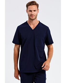 Stretch Tunika für Männer mit Logo gestalten NN200 Blue