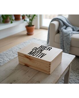 Holzkiste Erinnerungsbox personalisieren