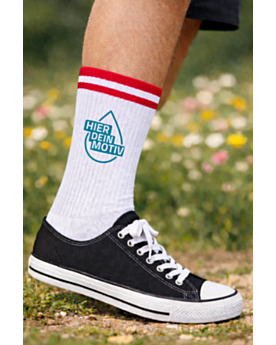 Premium Sportsocken aus Bio-Baumwolle bedrucken