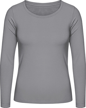 Women´s T-Shirt #E150 Long Sleeve TW06T Sport Grey Heather
