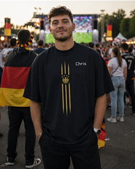 Blaster 2.0 Oversize T-Shirt mit Stehkragen STTU959