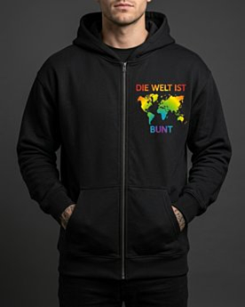Unisex Influence Zip Hood Sweatjacke mit Reißverschluss