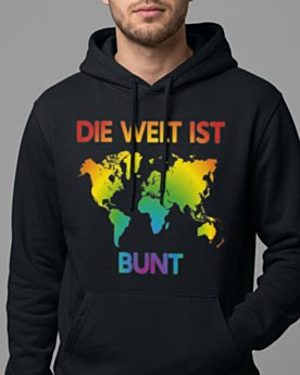 Unisex Kapuzenpullover mit Seitentasche Sounder STSU229