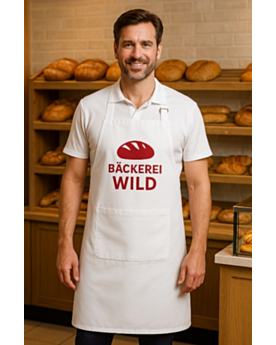 Kochschürze mit Tasche individuell bedrucken PR154