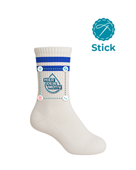 Socken für Kinder mit Stick selbst gestalten