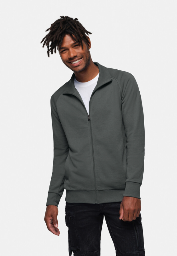 Hochwertige Hakro Sweatjacke Premium individuell bedrucken