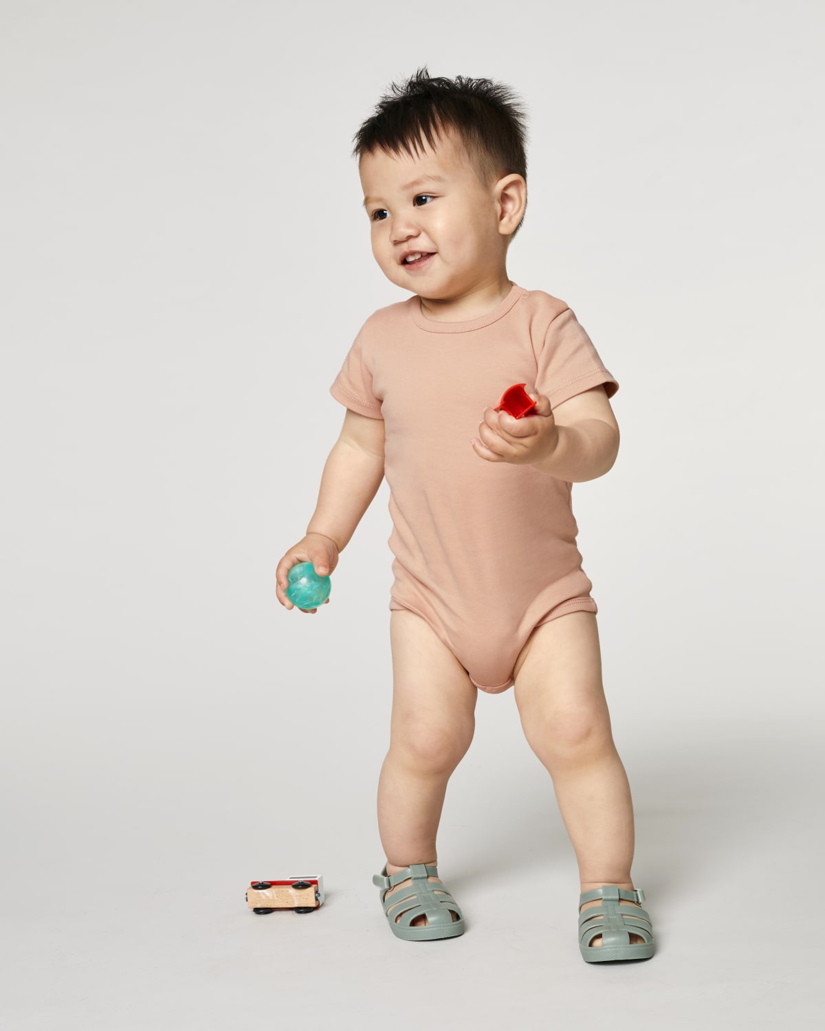 Bio Baby Body mit eigenem Design bedrucken STUB103