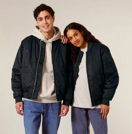Nachhaltige Unisex Bomberjacke selbst gestalten Bomber 2.0 STJU251
