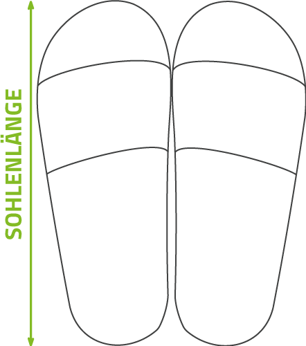 Badelatschen in Kindergrößen ganz einfach selbst bedrucken