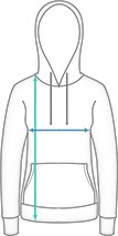 Damen Bio Hoodie mit Kapuze – personalisierbar
