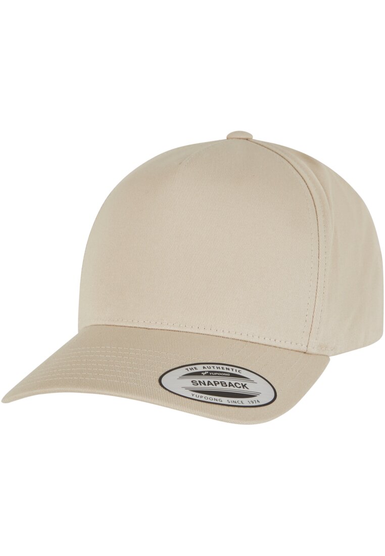 Flexfit 5-Panel Curved Classic Snapback Cap FX7707 beige 3